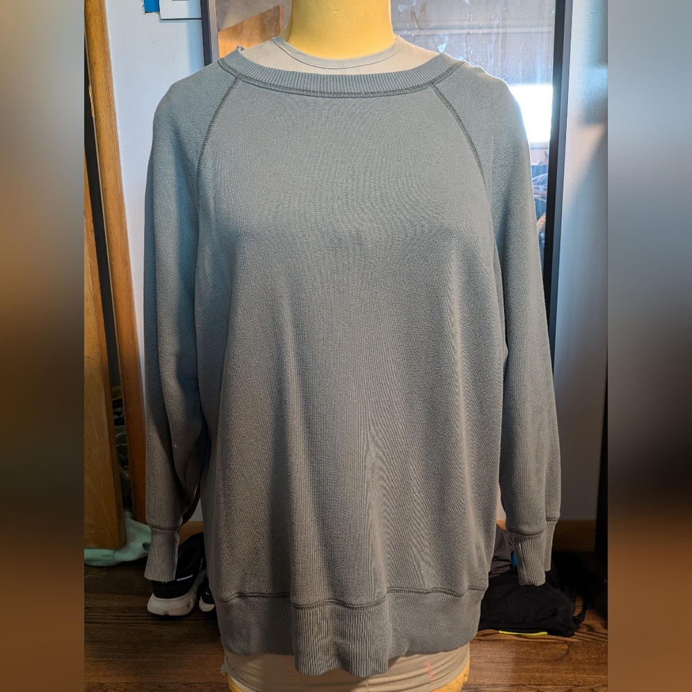 aerie Women's Crewneck Sweater - Slate Green